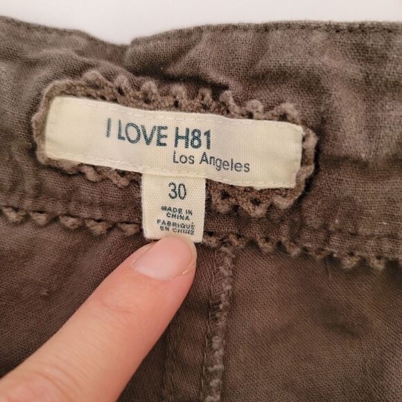 I love H81 cuffed summer short shorts rope closure - Picture 4 of 4